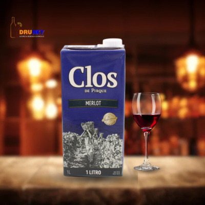 Vino Clos de Pirque Merlot 1 Lt. Tetra