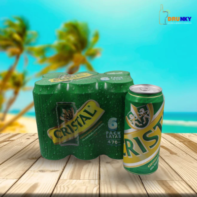 Cerveza Cristal 470cc six pack