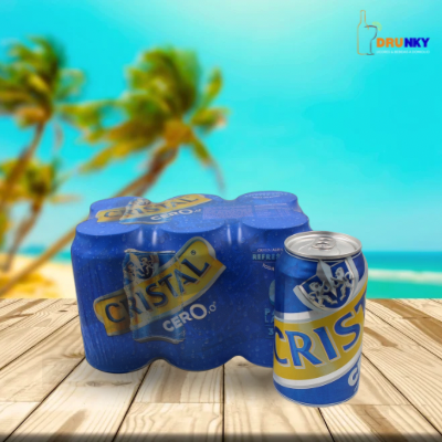 Cerveza sin alcohol cristal 355cc six pack
