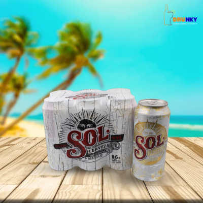 Cerveza Sol lata 470cc six pack