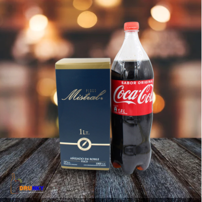 Promo Mistral 1 Lt. + Bebida 1.5 Lts. + Hielo