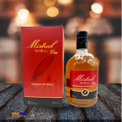 Pisco Mistral Nobel Fire 750cc
