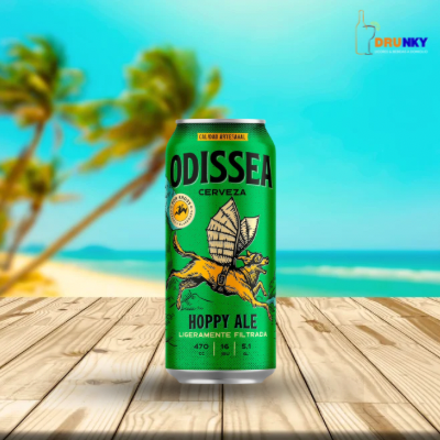 Cerveza Odisea Hoppy Ale Lata 470cc