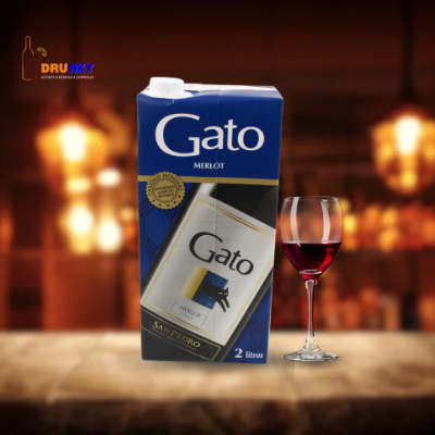 Vino Gato Merlot 2 Lts Tetra