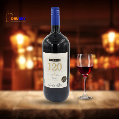 Vino 120 Merlot 1.5 Lts. Botellón