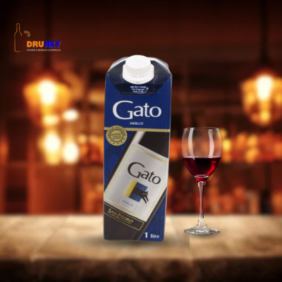 Vino Gato Merlot 1 Lt. Tetra