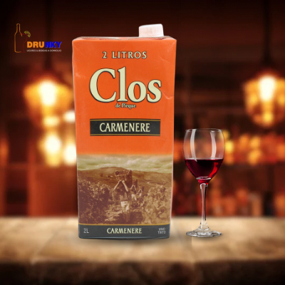 Vino Clos de Pirque Carmenere 2Lts. Tetra