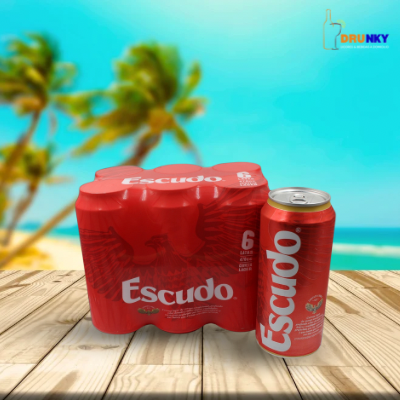 Cerveza Escudo Lata 470cc six pack