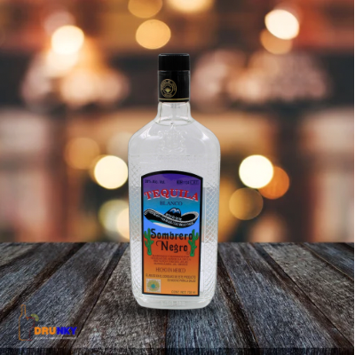 Tequila blanco Sombrero negro 750cc