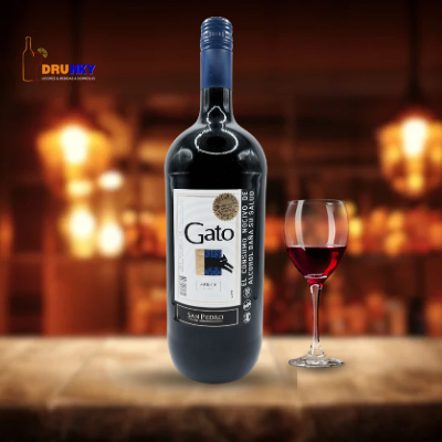 Vino Gato Merlot 1.5 Lts. Botellón